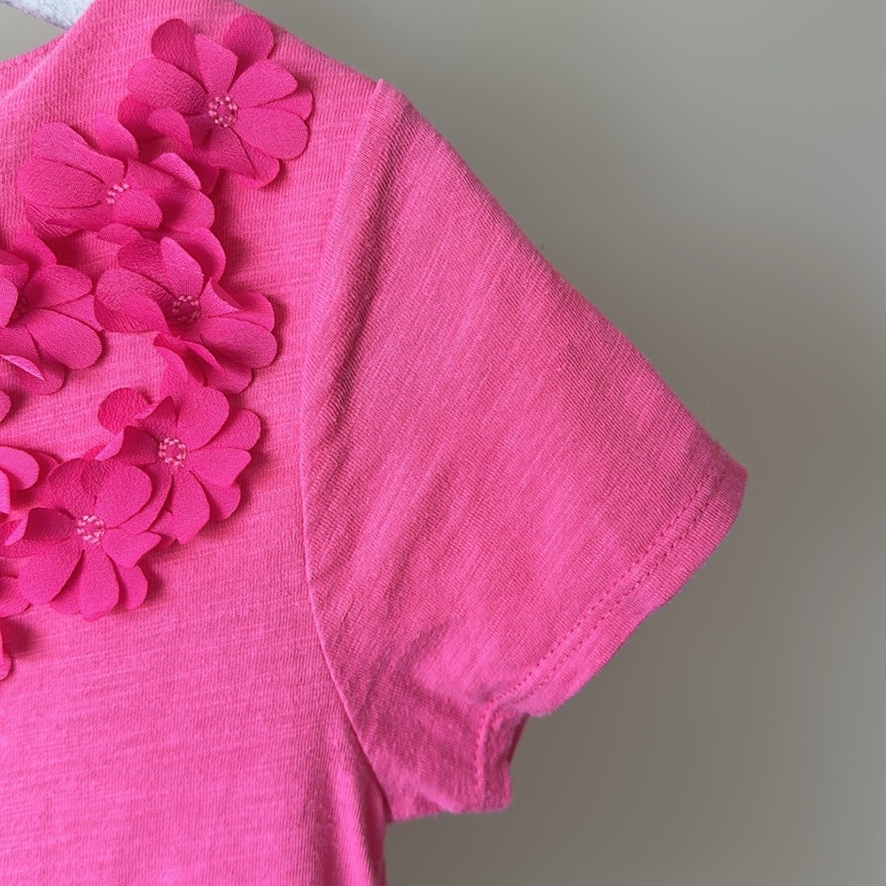Oshkosh B’Gosh Short Sleeve Floral T-Shirt Size 5 - Picture 6 of 10